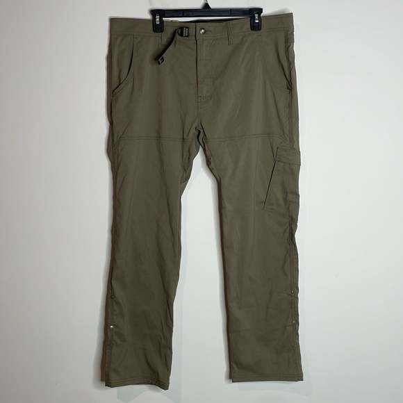 Prana | Men’s Stretch Zion Straight in Mud Size 38x30 NWT - Picture 2 of 9
